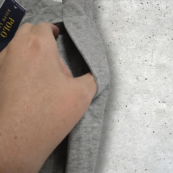 Polo by Ralph Lauren Gray Joggers with Blue And Purple Logo Size XL NWT - Picture 6 of 8